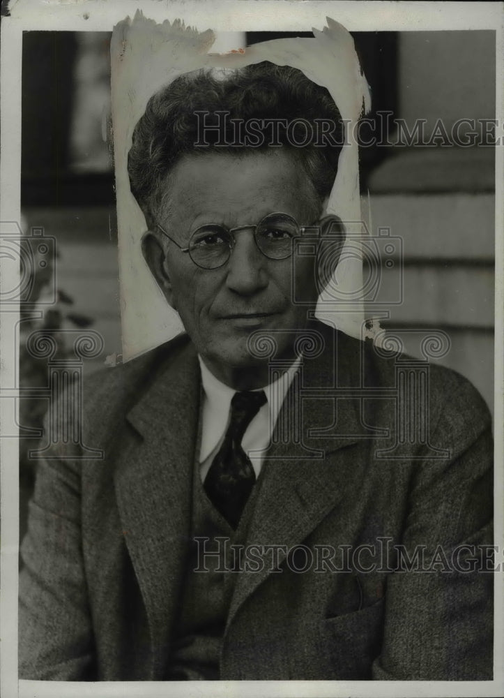 1932 Press Photo Milo Reno of Farm holiday Movement - nef45242