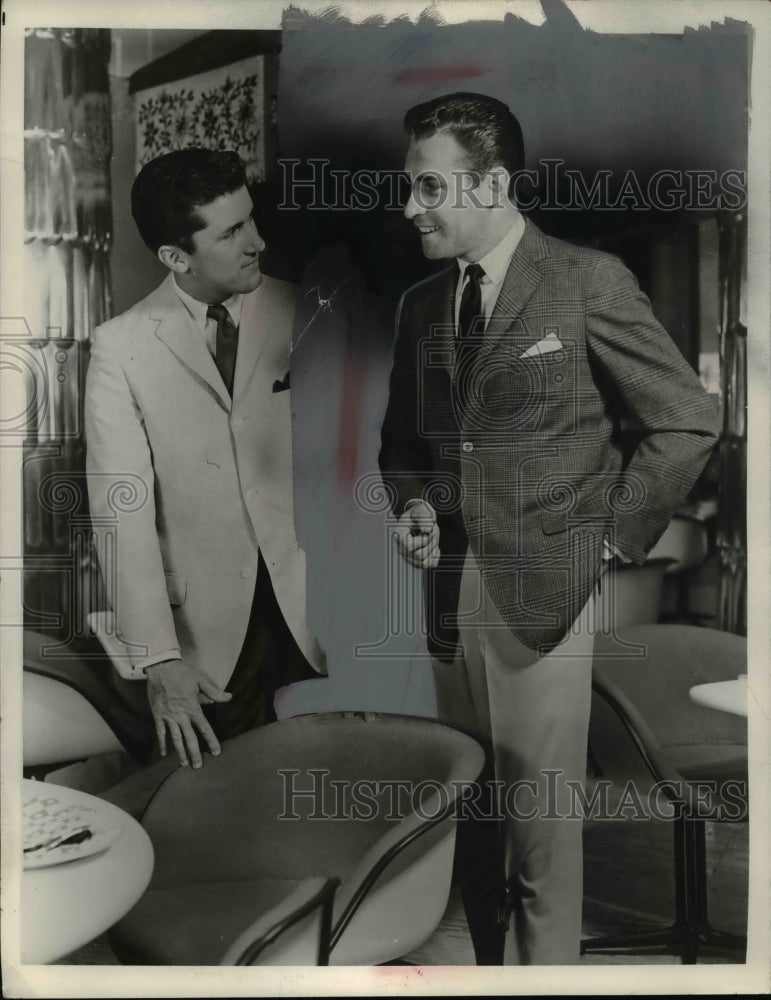 1961 Press Photo Men's Fashion Models - nef45248