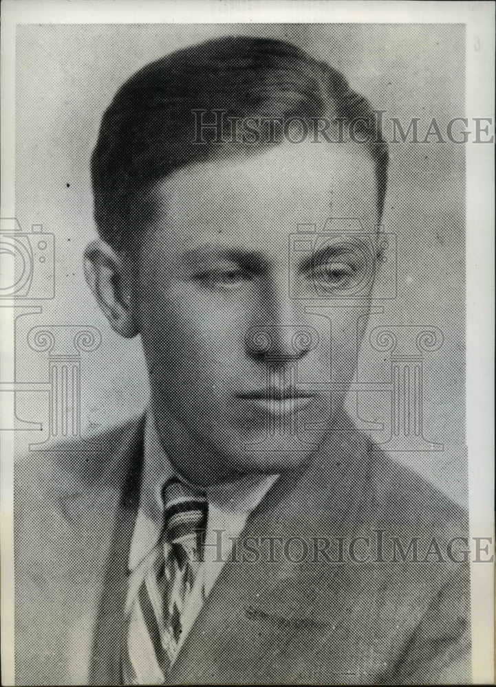 1939 Press Photo Max Stepp Jailed Attempts to Sell Torpedo Invention to Germany- Historic Images