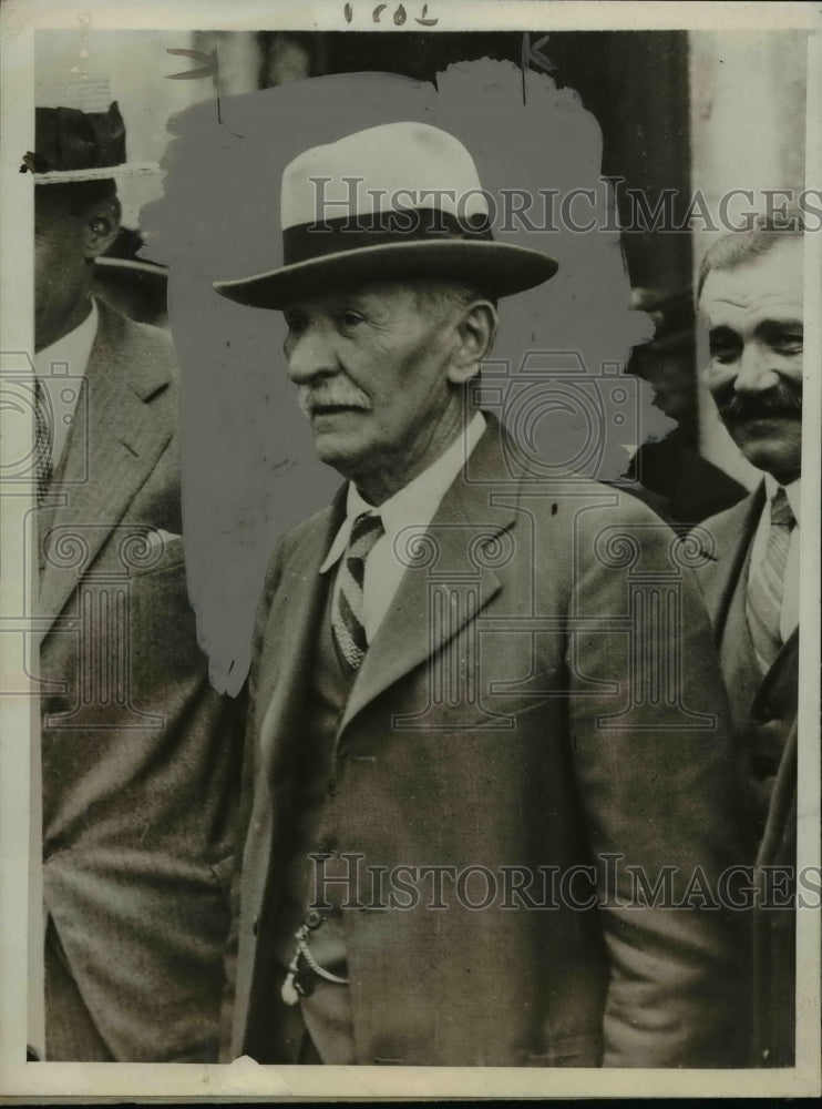 1930 Press Photo Charles Leopold Hartmann in Paris, France After Spy Trial