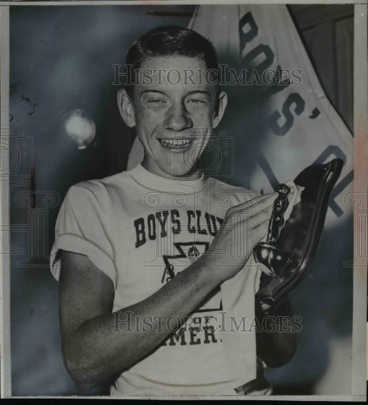 1953 Press Photo John Ed Roberts, Jr., Selected "Boy of the Year" - nef45305