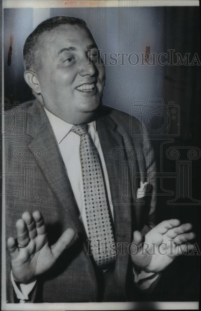 1957 Press Photo Albert De Stefano Attorney for Confidential Magazine