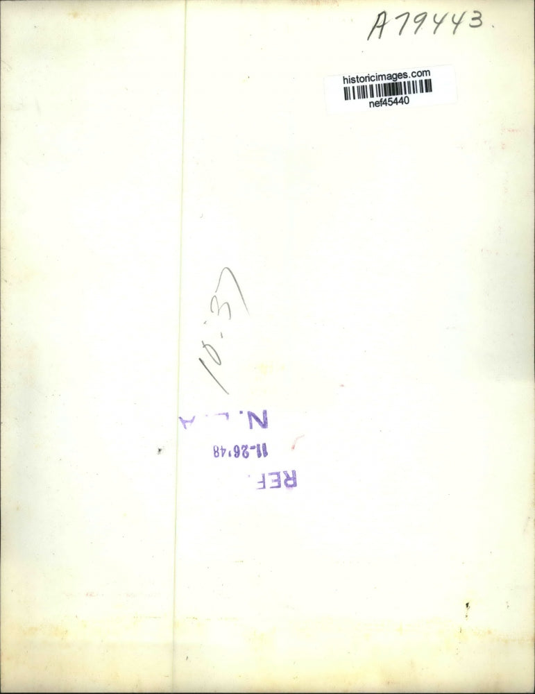 1948 Press Photo Sam Carney in Police Custody, Nashville, Tennessee - nef45440