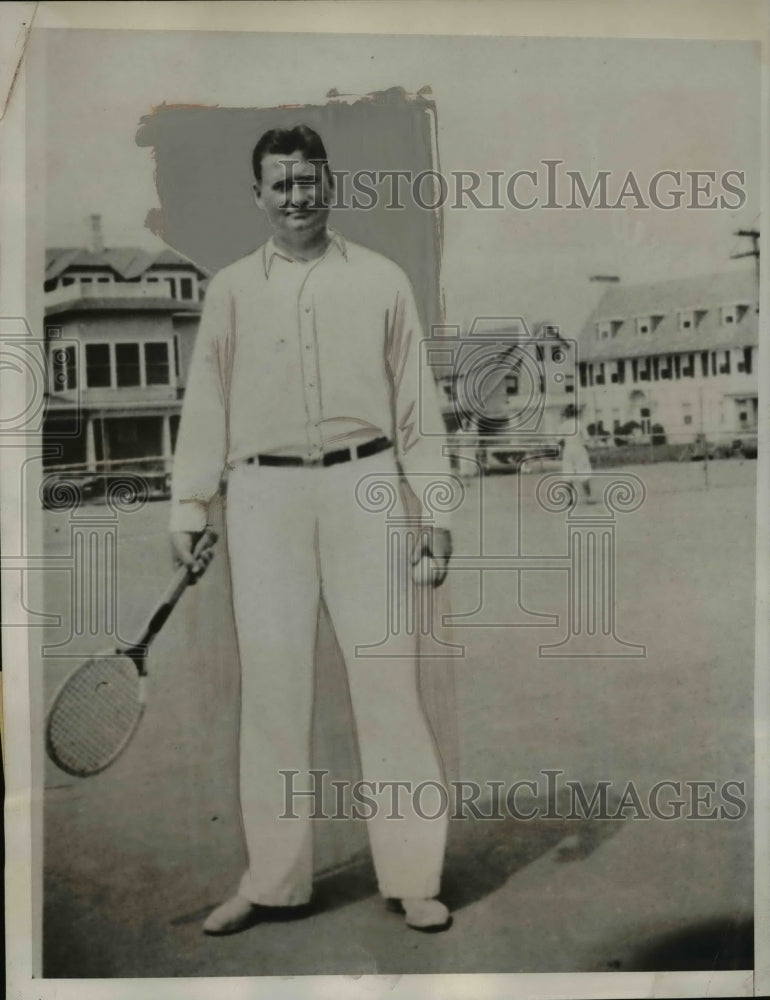 1933 Press Photo Banker Henry F Sanborn Found Slain to Death in Berry Picket- Historic Images