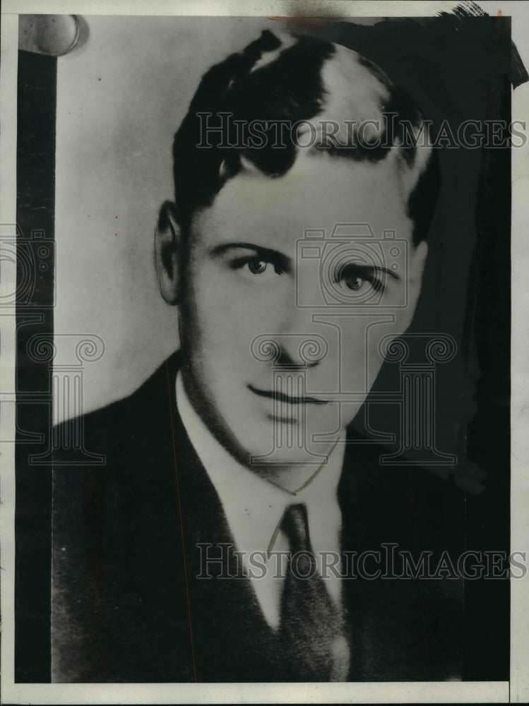 1932 Press Photo Lawson E. Miller, Missing in Akron, Ohio - nef45470