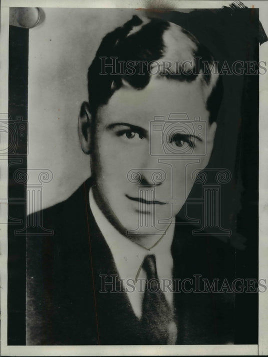 1932 Press Photo Lawson E. Miller, Missing in Akron, Ohio - nef45470
