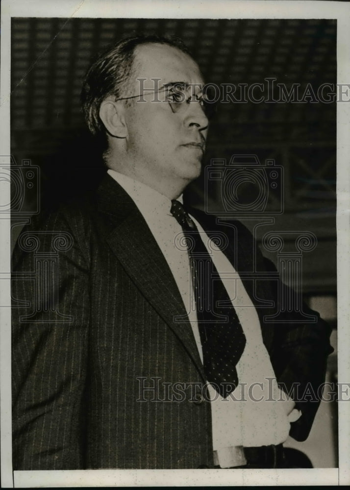 1939 Press Photo Tyre Taylor at Wage Rate Hearing, Ansley Hotel, Atlanta