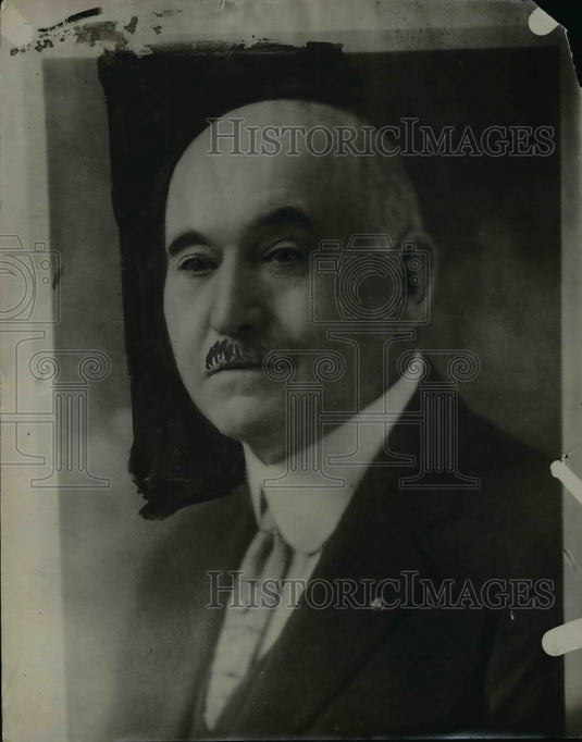 1925 Press Photo S.O. Davis of Cleveland, Ohio - nef45588