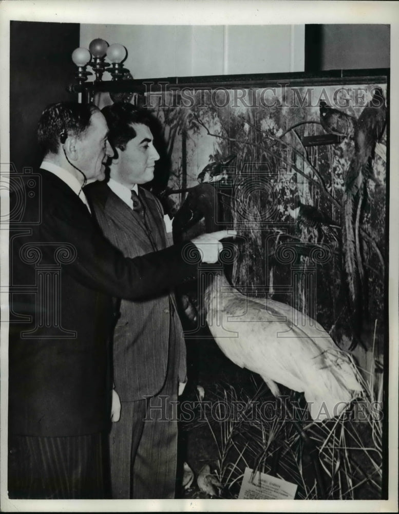 1941 Press Photo Dr Leo Rowe Director of pan American Union & Leo Belgman