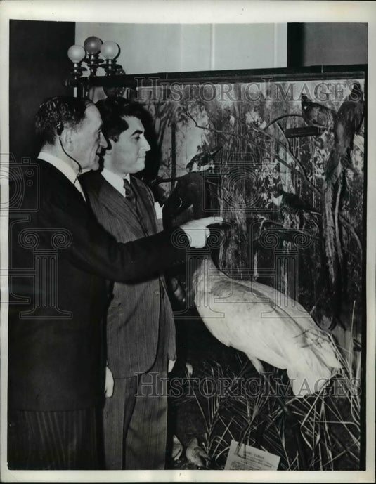 1941 Press Photo Dr Leo Rowe Director of pan American Union & Leo Belgman