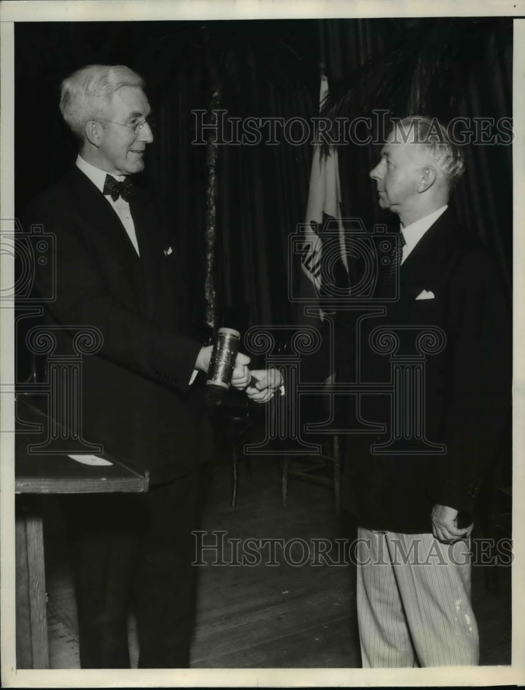 1935 Press Photo William Ransom New Pres of American Bar Assc &amp; Scott Loftin