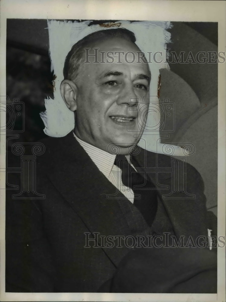 1940 Press Photo Dr Clarence Dykstra Offered Director of Conscription Job