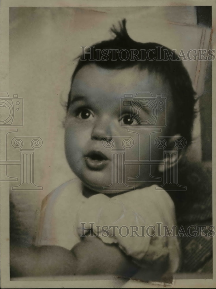 1936 Press Photo Joan Hannah Dempsey at 18 Months- Historic Images