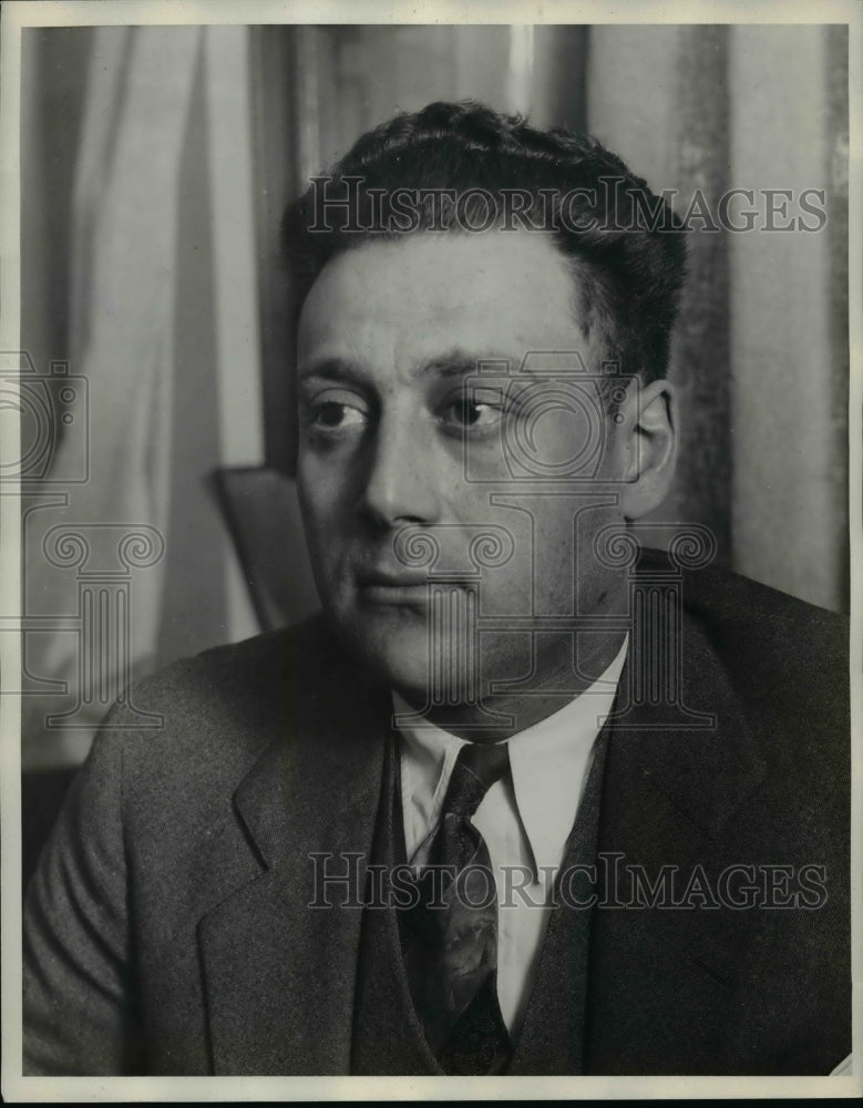 1929 Press Photo Harold Jackson Chicago Attorney - nef45691