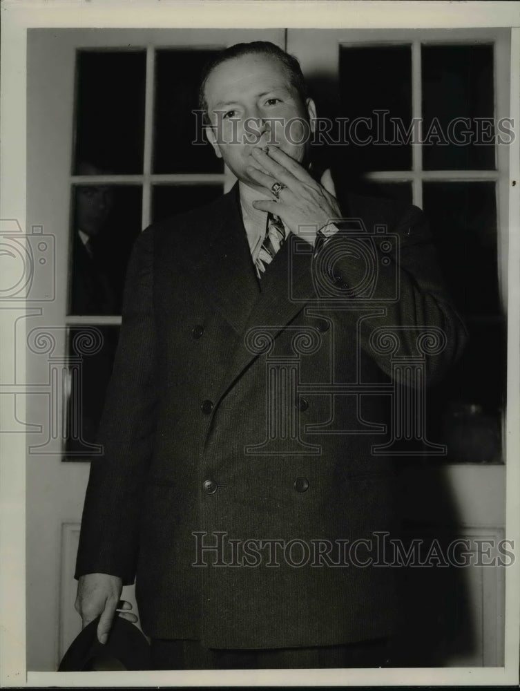 1942 Press Photo J.H. Marsman Arriving at White House - nef45717