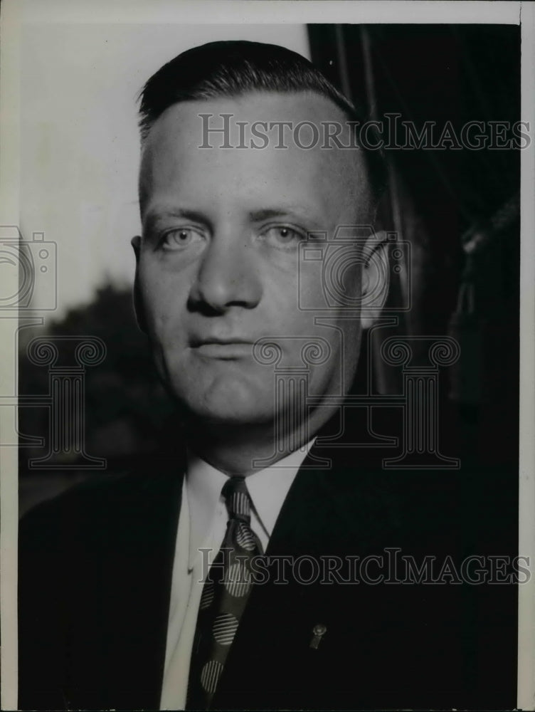 1936 Press Photo B.F. Halden, Republican nominee for Senator of Iowa - nef45753