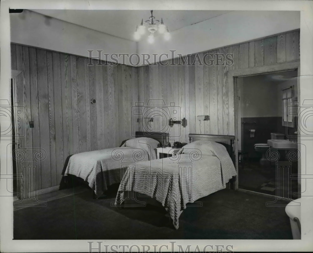 1945 Press Photo President Roosevelt Shangri-la in Catoctin Mountains Maryland