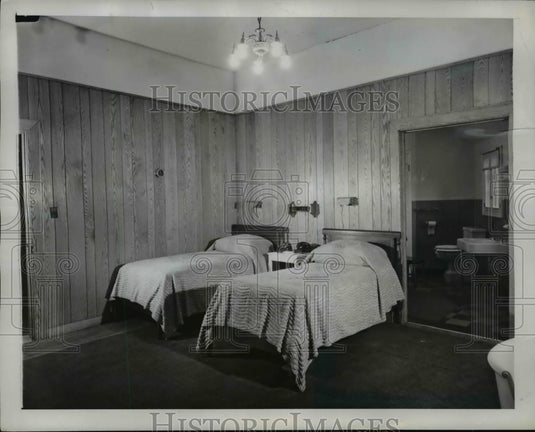 1945 Press Photo President Roosevelt Shangri-la in Catoctin Mountains Maryland