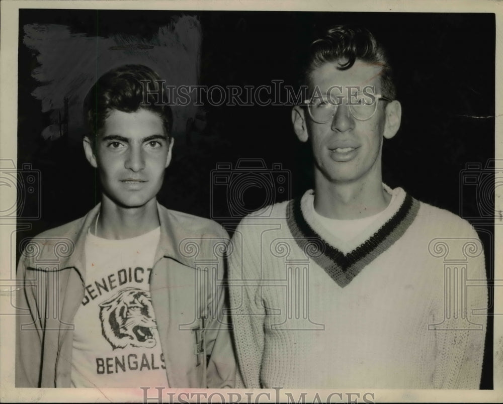 1948 Press Photo Junior Tennis Players - nef45804