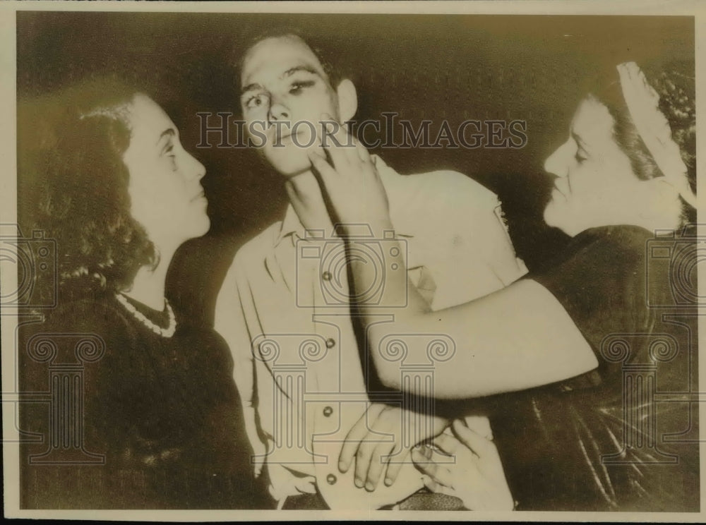 1948 Press Photo Progressive Party Member Forbew Hill w Black Eye, Augusta, GA