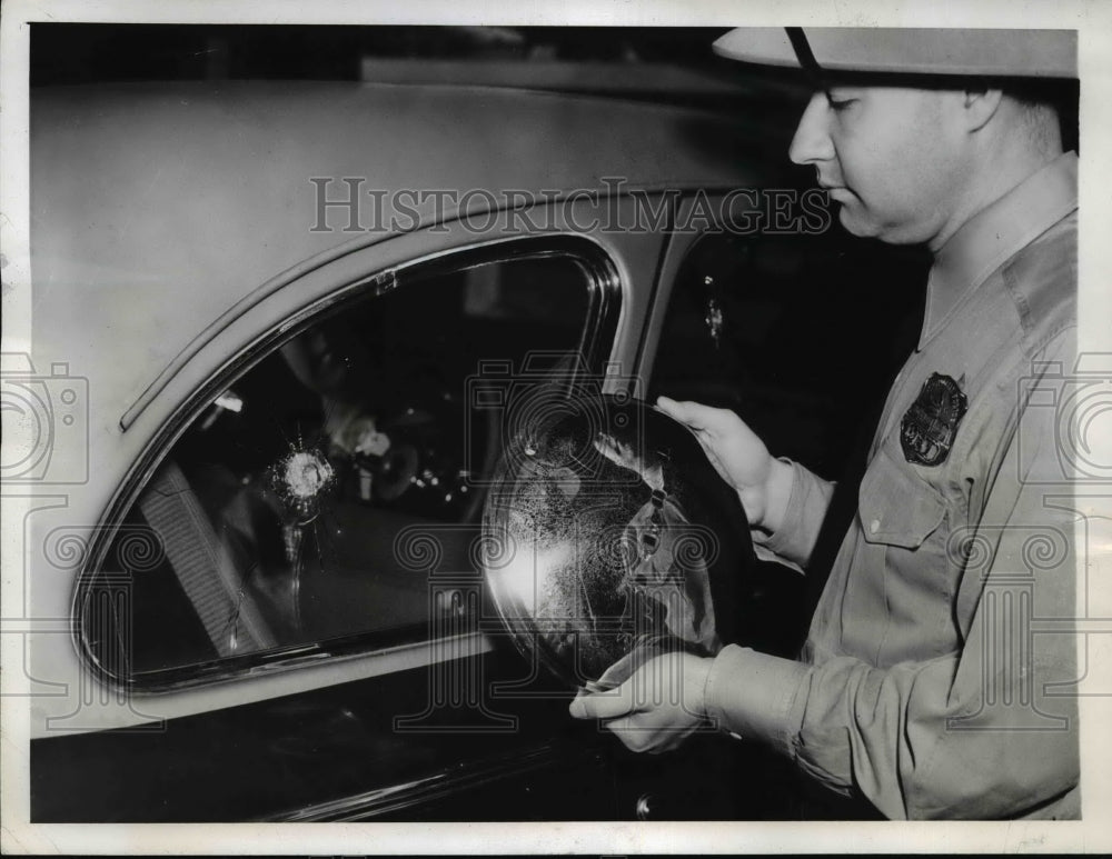 1941 Press Photo Car of Masakaza Tukasaki After Shooting, Washington, D.C.