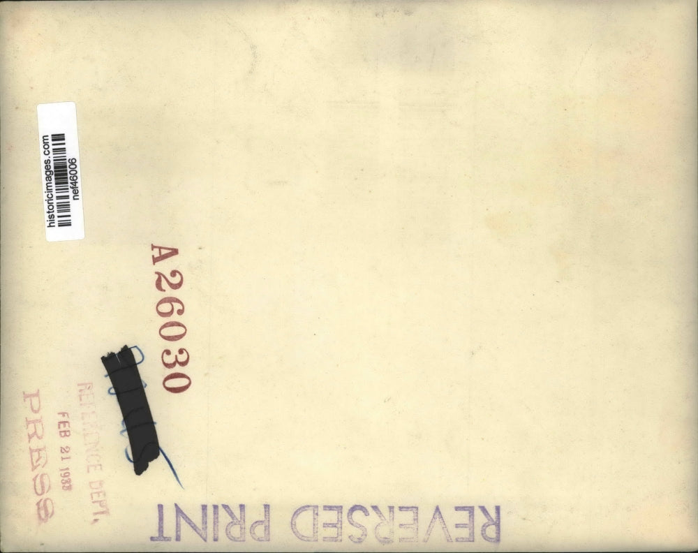 1933 Press Photo Icy Beach - nef46006