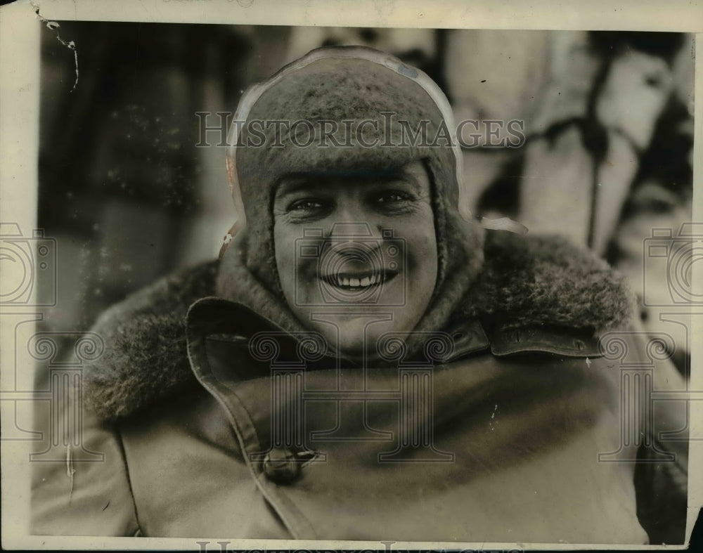 1928 Press Photo F. Trubee Davison at Chateau Frontenac, quebec, Canada