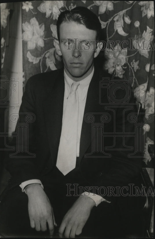 1934 Press Photo Gaylord Rice, Arrested in New Orleans - nef46112