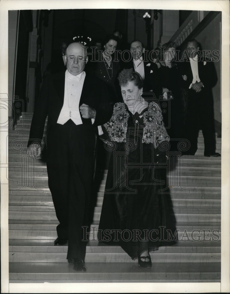 1941 Press Photo Speaker Sam Rayburn with Senora De Cantilo of Argentina