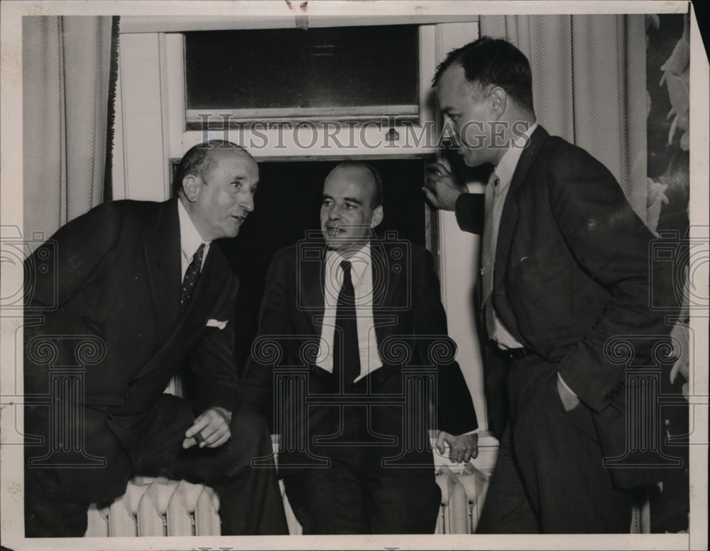 1937 Press Photo Federal Steel Mediation Board Meeting in Cleveland - nef46358
