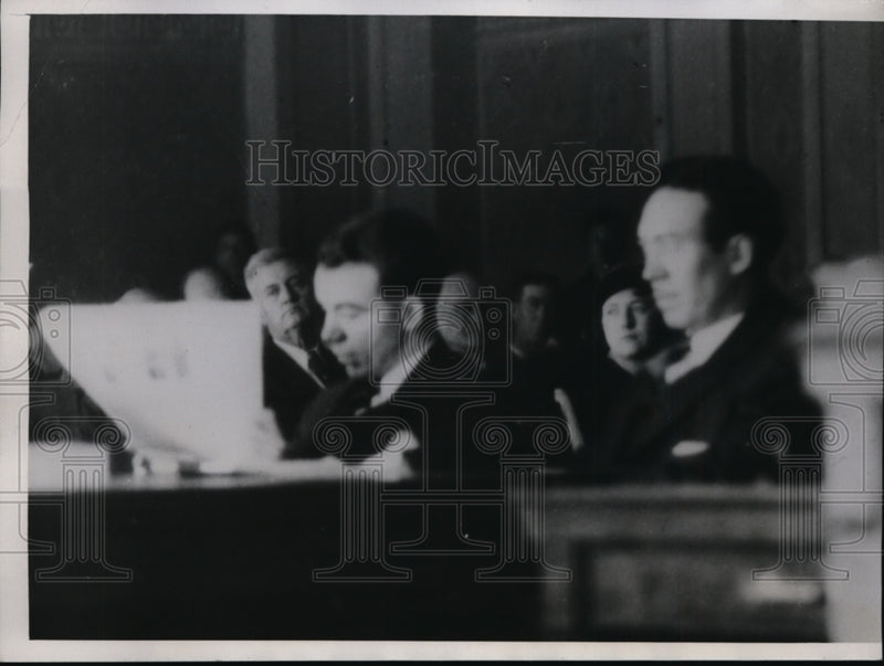 Load image into Gallery viewer, 1934 Press Photo Arthur C.Wilson Cleveland Chemist on trial for Murder Case
