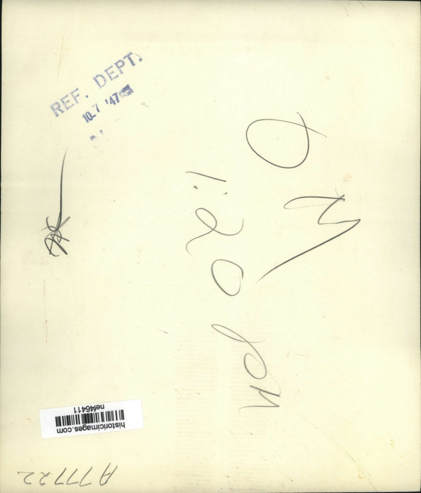 1947 Press Photo P C Hutton Testified Before UnAmerican House Activities Comm