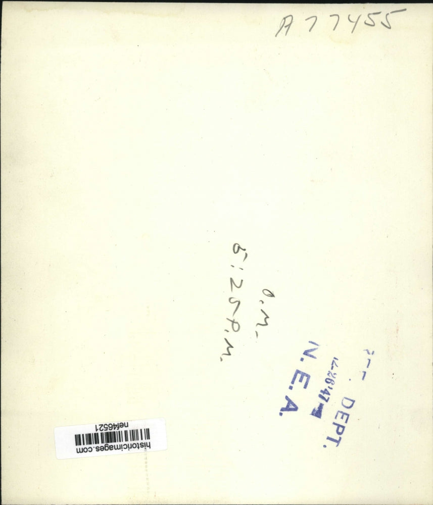 1947 Press Photo Patricia Miles and Attorney Elvin Unterman in NY Paternity Case