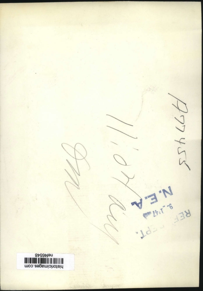 1947 Press Photo John Meyer testifying before a Senate Committee - nef46548