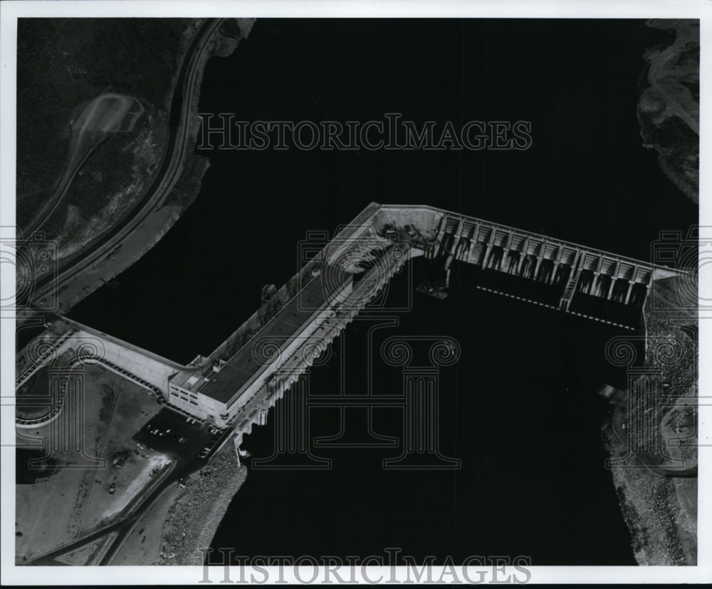 Press Photo Rocky reach hydroelectric dam - nef46638