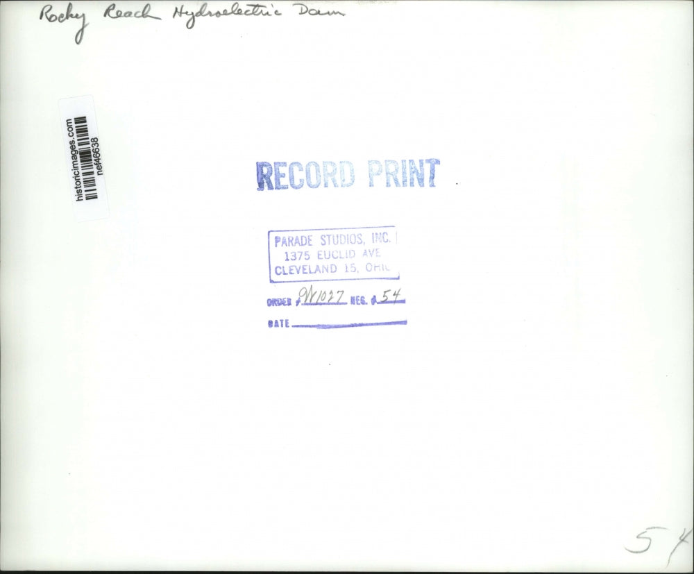 Press Photo Rocky reach hydroelectric dam - nef46638