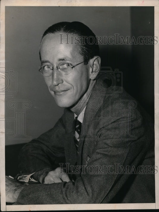 1938 Press Photo Carroll Daugherty - nef46725