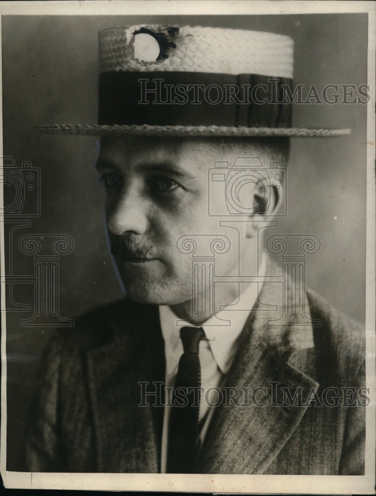 1925 Press Photo Philip L&#39;Engle One of Gallory at Druid Hills Club Watching Game