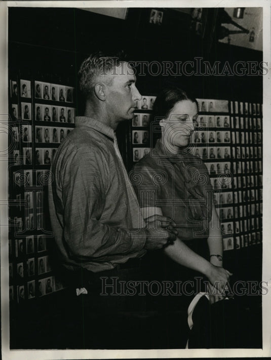 1937 Press Photo Couple's Honeymoon Interrupted by James Matthew Lynch's Arrest- Historic Images