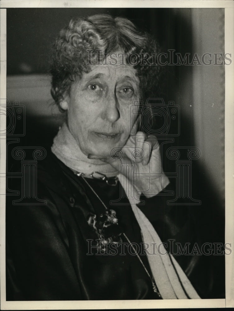 1932 Press Photo Portrait of Mrs Henry T Rainey Wife of Congressman Rainey