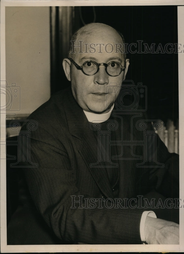 1937 Press Photo Father Murray Returned Last Fall to Assume His New Duties