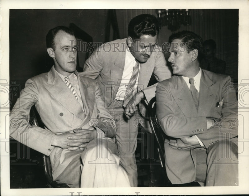 Load image into Gallery viewer, 1938 Press Photo Three Witnesses at Opening of House Committee Hearings
