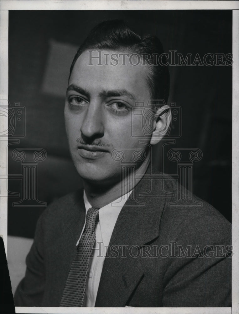 1933 Press Photo Herb Block Artist - nef47081