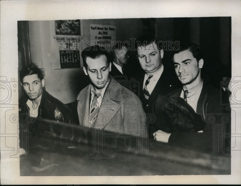 1939 Press Photo Joseph Palmer, Patsy Levelle After Arrest in Cleveland, Ohio