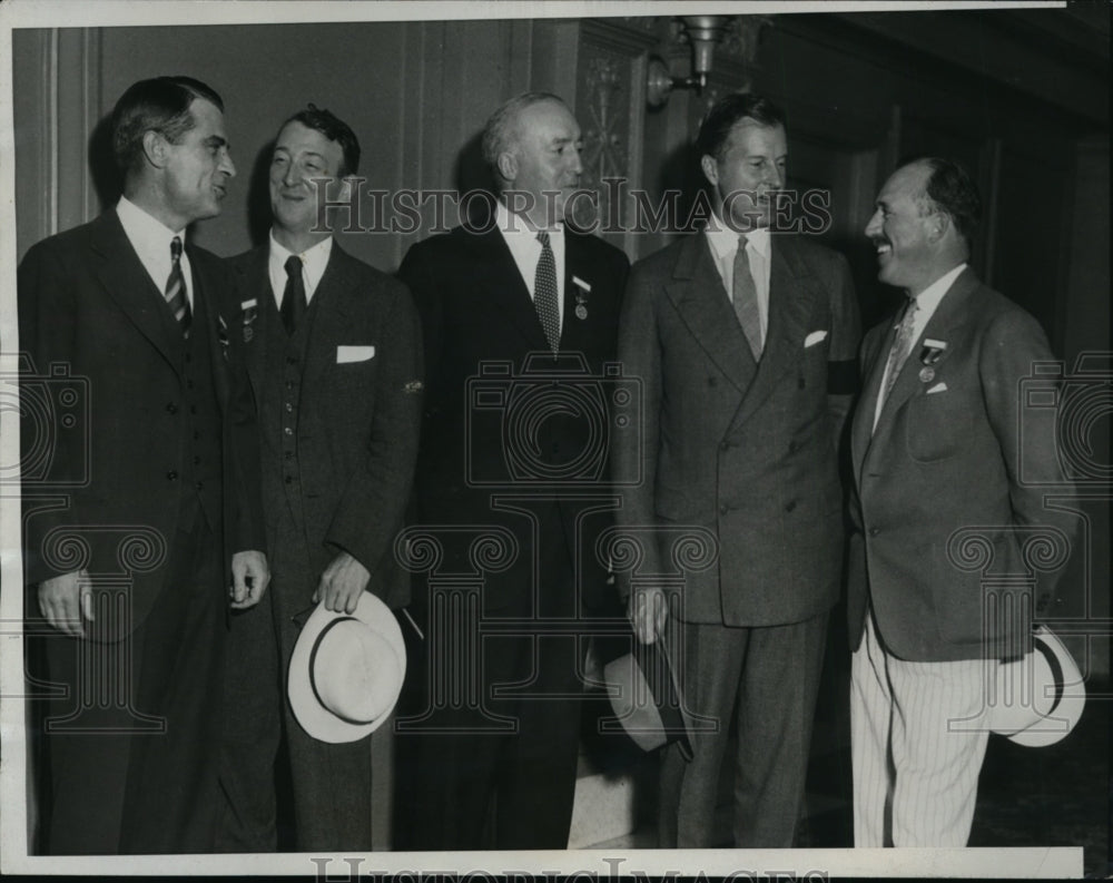 1933 Press Photo Rainbow 42nd Division AEF 15th annual Reunion in Chicago