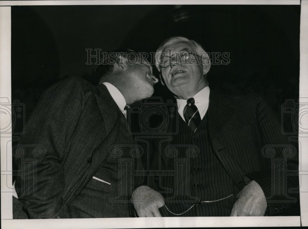 1939 Press Photo John Hamilton, John G. Townsend, Jr. @ GOP Forward-to-40 Dinner