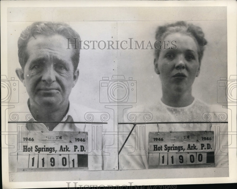 Load image into Gallery viewer, 1946 Press Photo George Coleman and Mrs.Elanore Maxwell, Jewels Thieves
