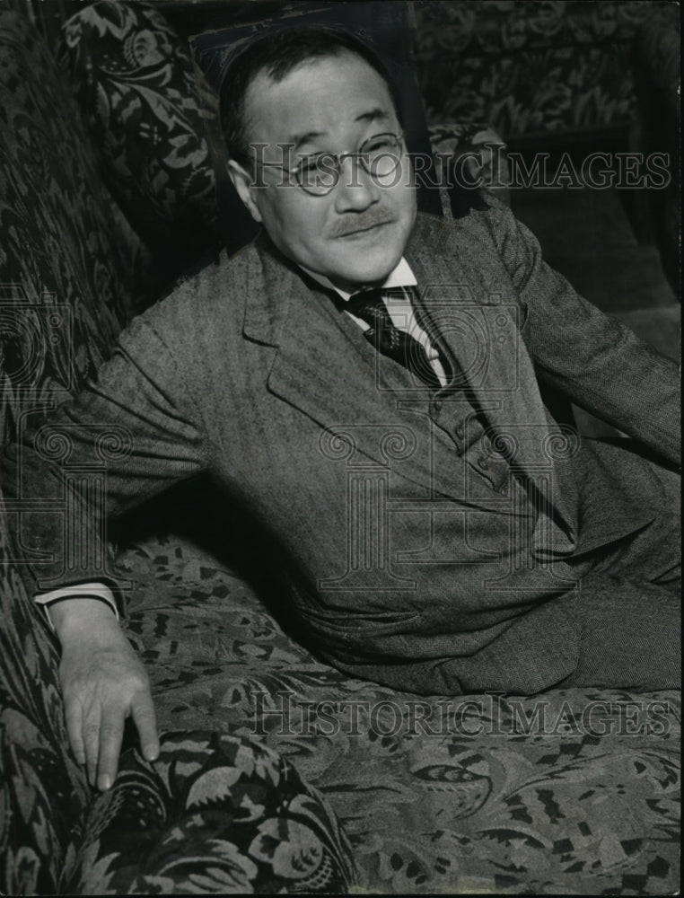1938 Press Photo Shigeru Yoshida Sailed From San Francisco to Tokyo - nef47773