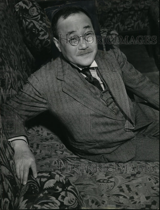 1938 Press Photo Shigeru Yoshida Sailed From San Francisco to Tokyo - nef47773