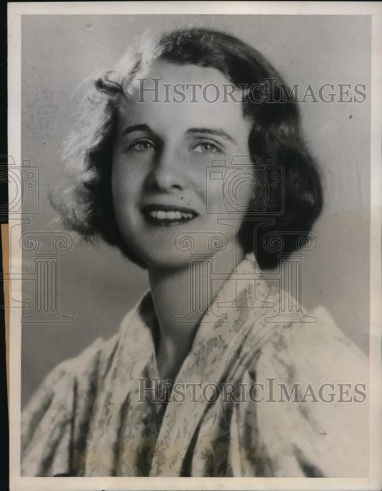 1938 Press Photo Placidia White Knowlton, Engaged to Henry Field - nef47879